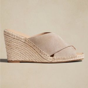 Brand New Banana Republic ESPADRILLE WEDGE